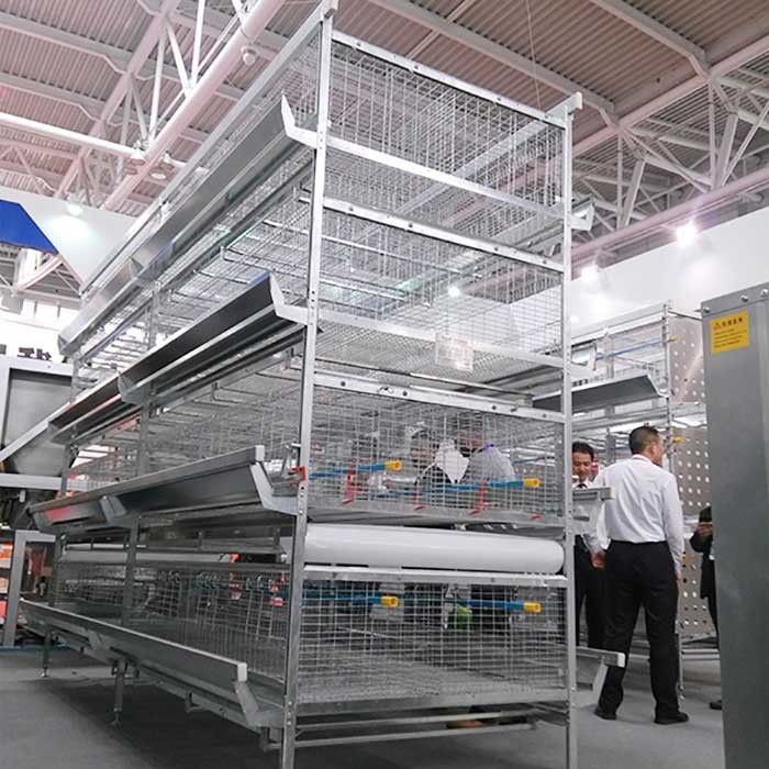 Q235 Stalowa 45-dniowa klatka dla kurczaka, brojler oszczędzający siłę roboczą, hodowla w systemie klatkowym